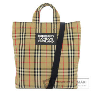 Burberry Nova Check Nylon Handbag